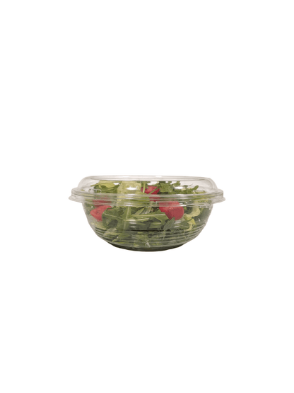 Clear Round Salad Bowl with Lid 34oz. 200/sets
