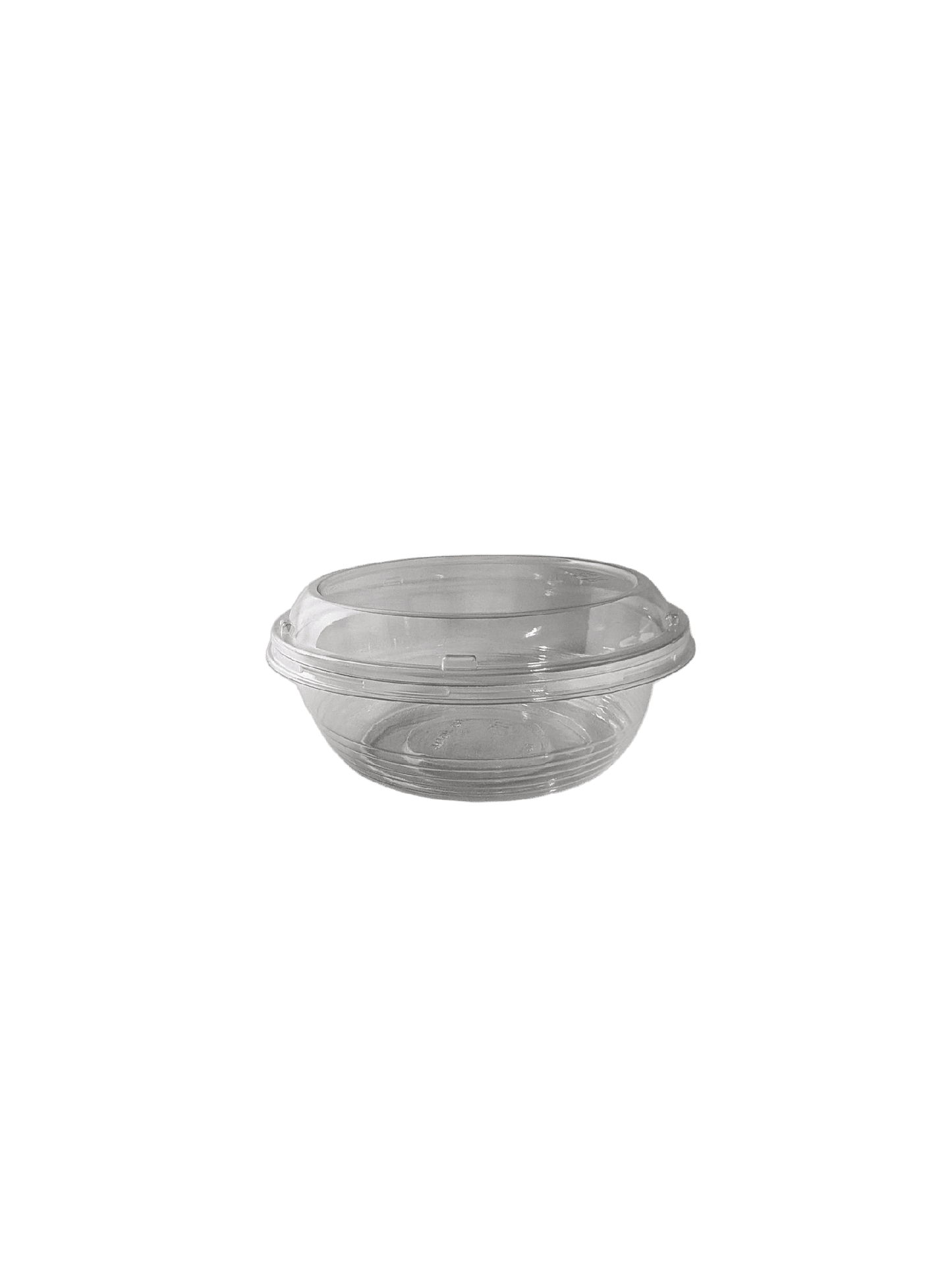 Clear Round Salad Bowl with Lid 34oz. 200/sets