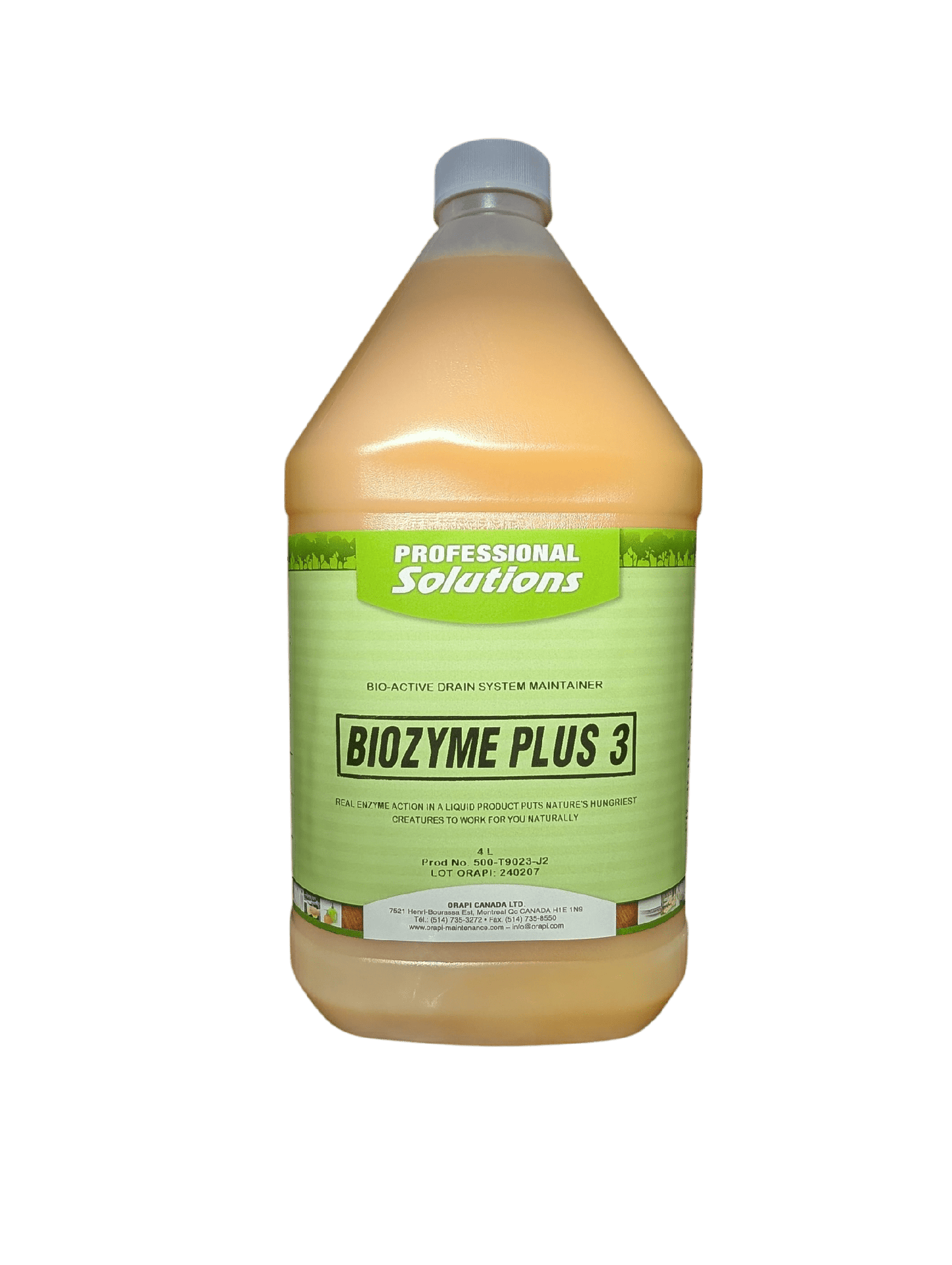 Drain Cleaner 4 x 4L BIO-ZYME PLUS