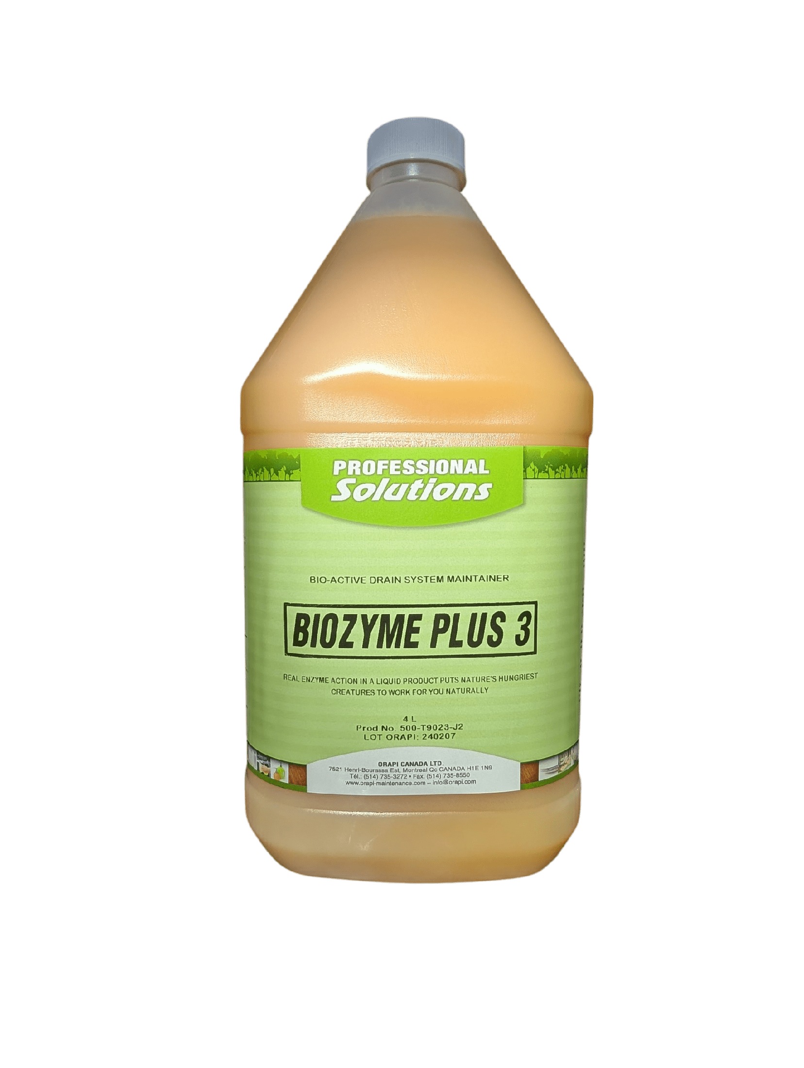 Drain Cleaner 4 x 4L BIO-ZYME PLUS