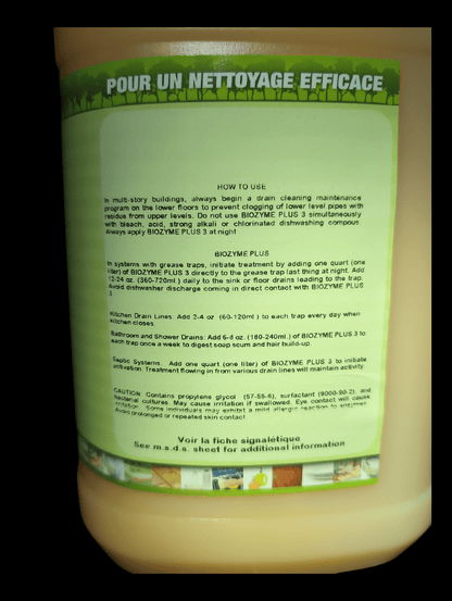 Drain Cleaner 4 x 4L BIO-ZYME PLUS