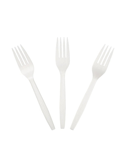 Fork Compostable PLA Bulk 1000/ctn