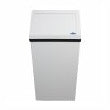Wall Mounted Waste Receptacle White 303-NL cue-supplies