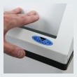Wall Mounted Waste Receptacle White 303-NL cue-supplies