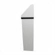 Wall Mounted Waste Receptacle White 303-NL cue-supplies
