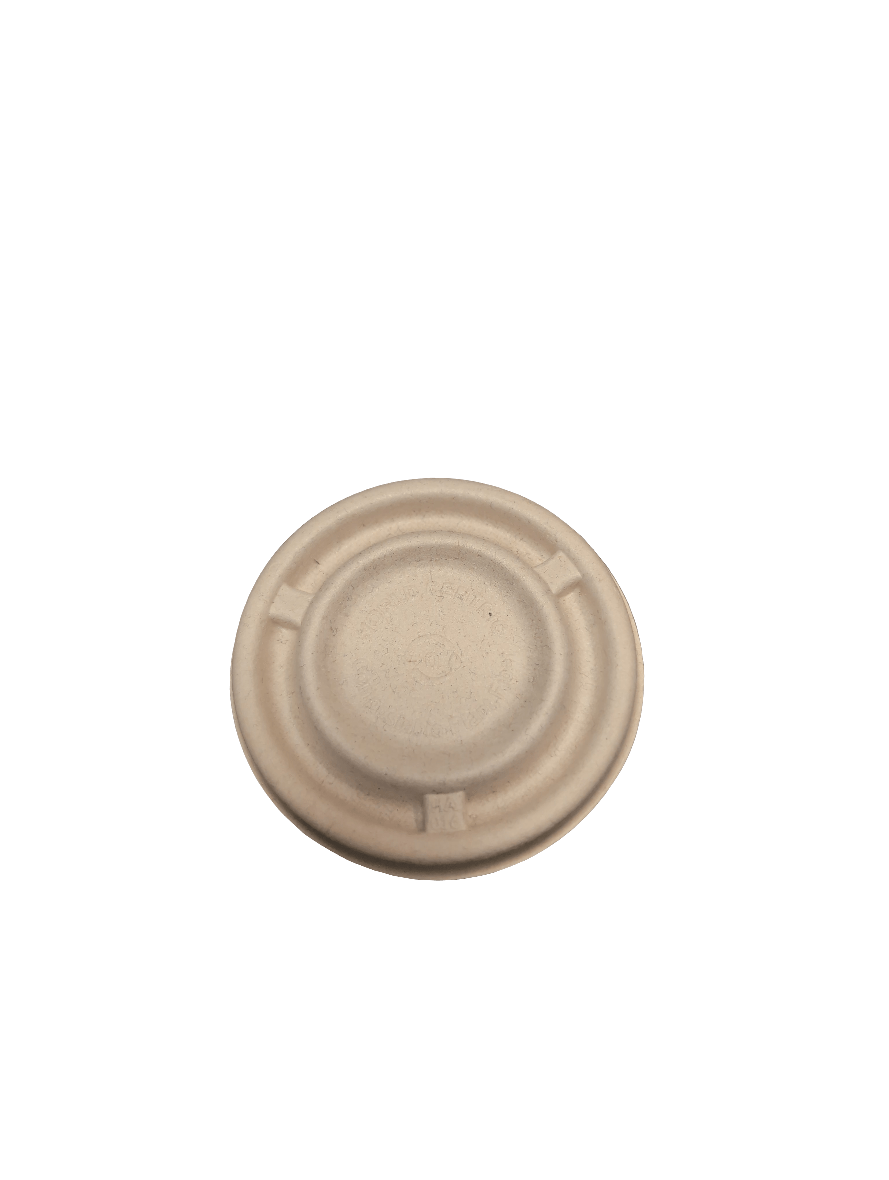 Lid Fibre Compostable for 2oz Fibre Portion Cup 2000/ctn