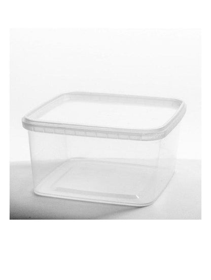 Lid for Heavy Duty Square Tamper Proof Deli Container fits 32 - 48oz 500/ctn