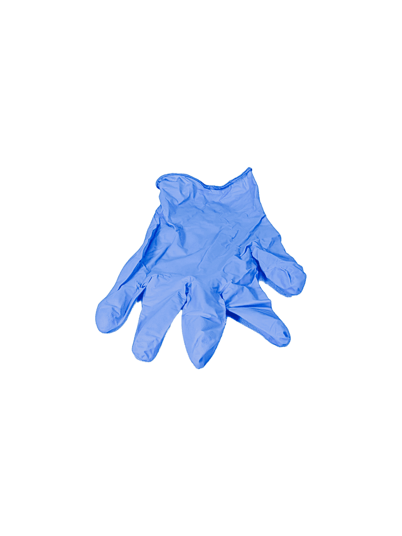 Nitrile Gloves Medium Blue Powder Free 100/pk