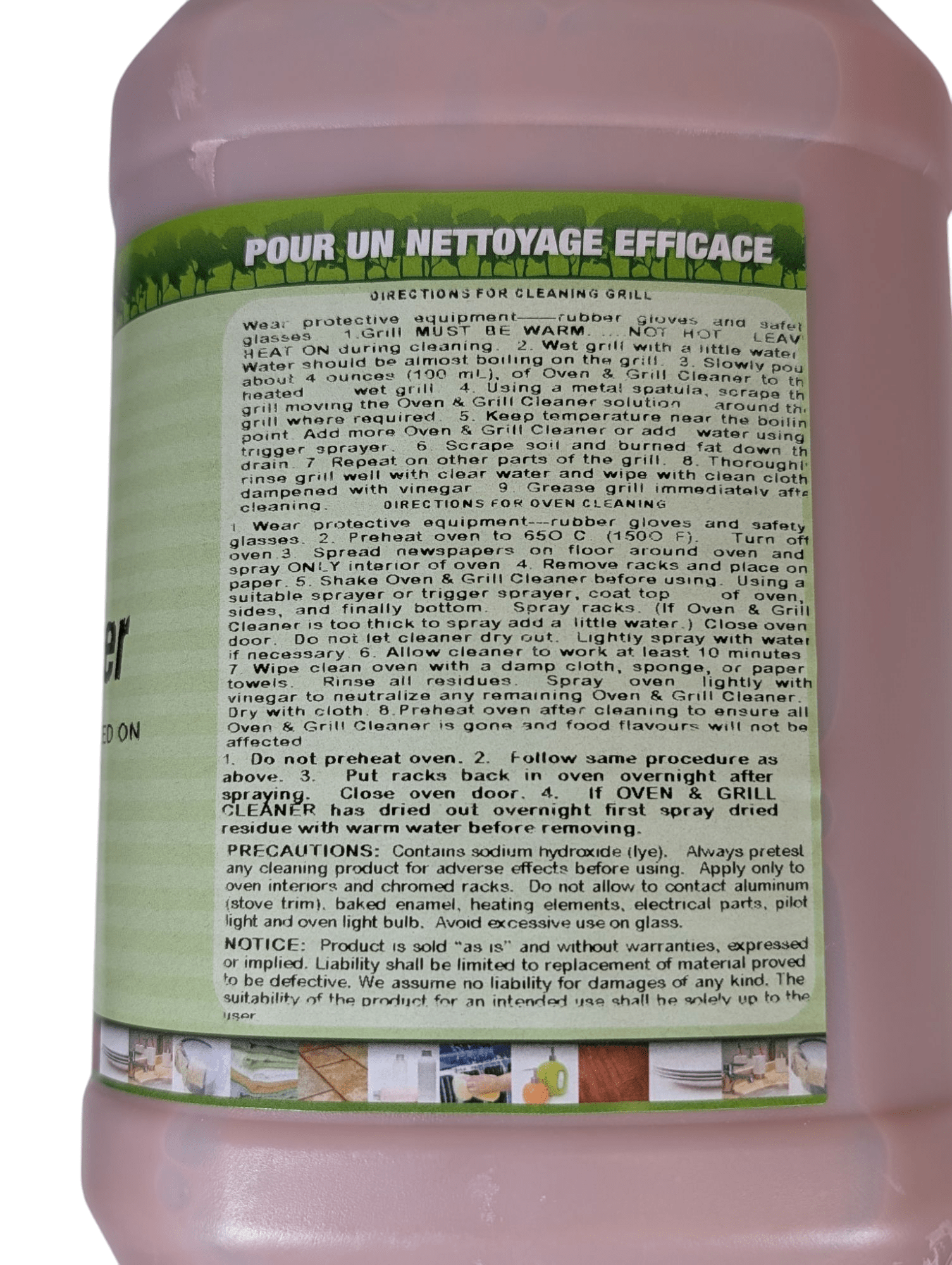 Oven Grill Cleaner Gel 4 x 4L