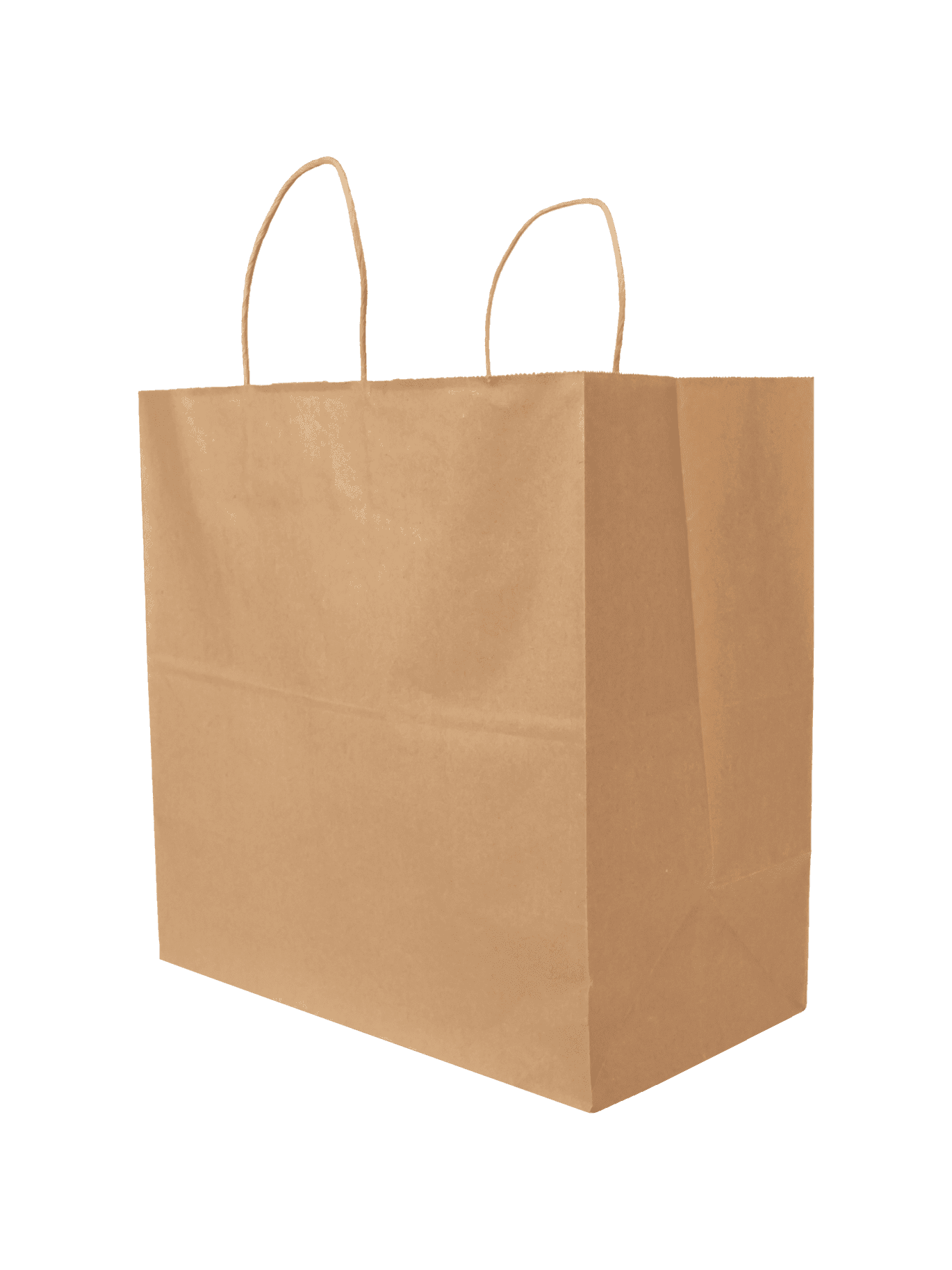 Paper Take-Out Bag with handle - 5 x 3 x 8” 250/ctn