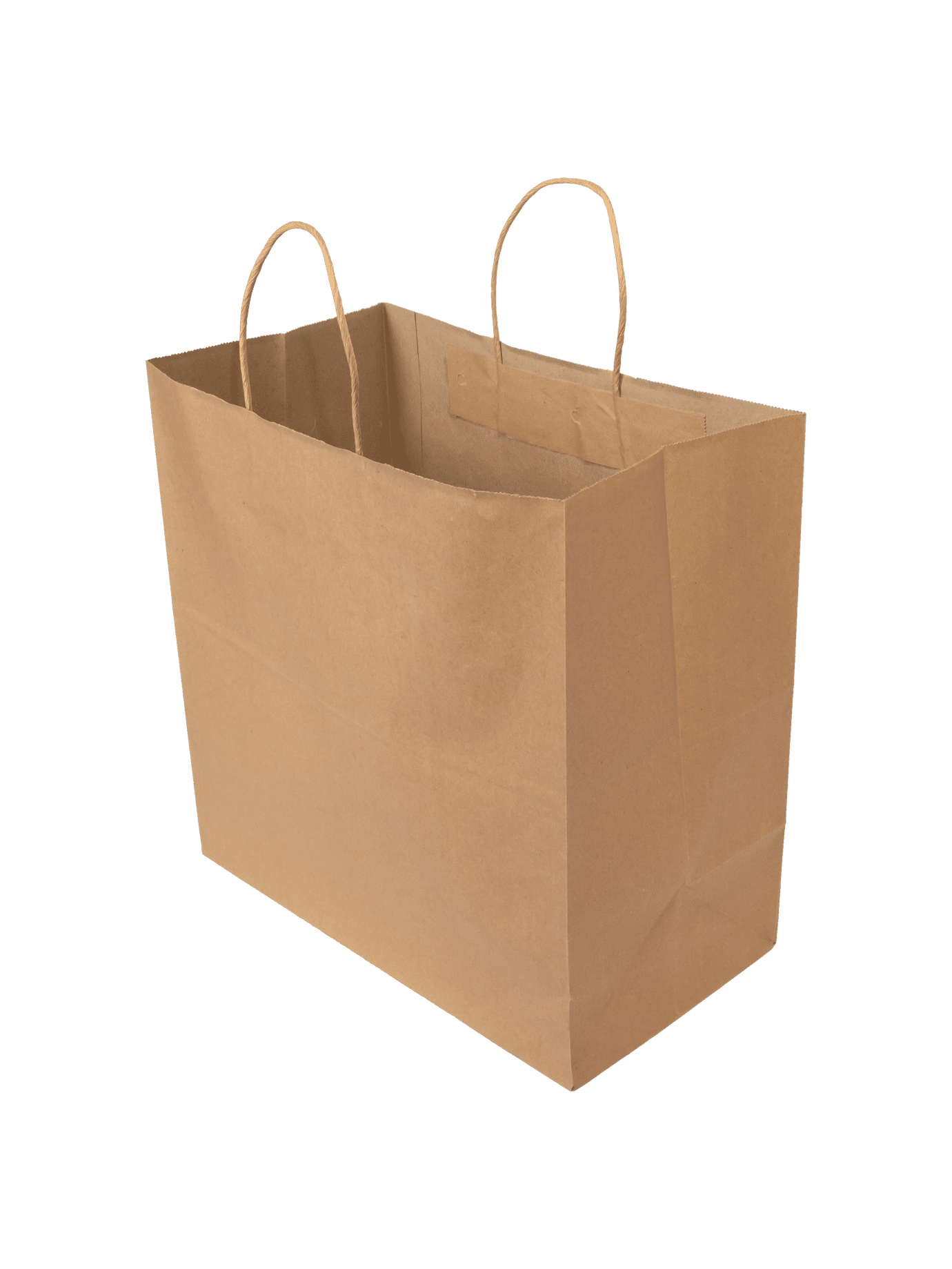 Paper Take-Out Bag with handle - 5 x 3 x 8” 250/ctn