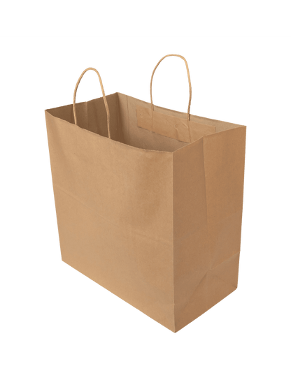 Paper Take-Out Bag with handle - 5 x 3 x 8” 250/ctn