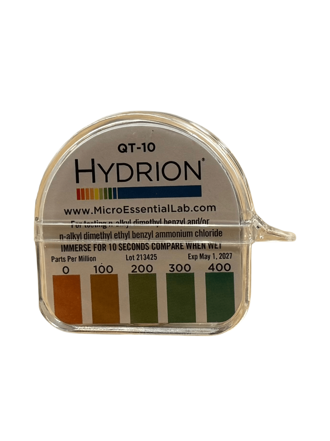 Quaternary Test Paper Roll, 0-400 ppm