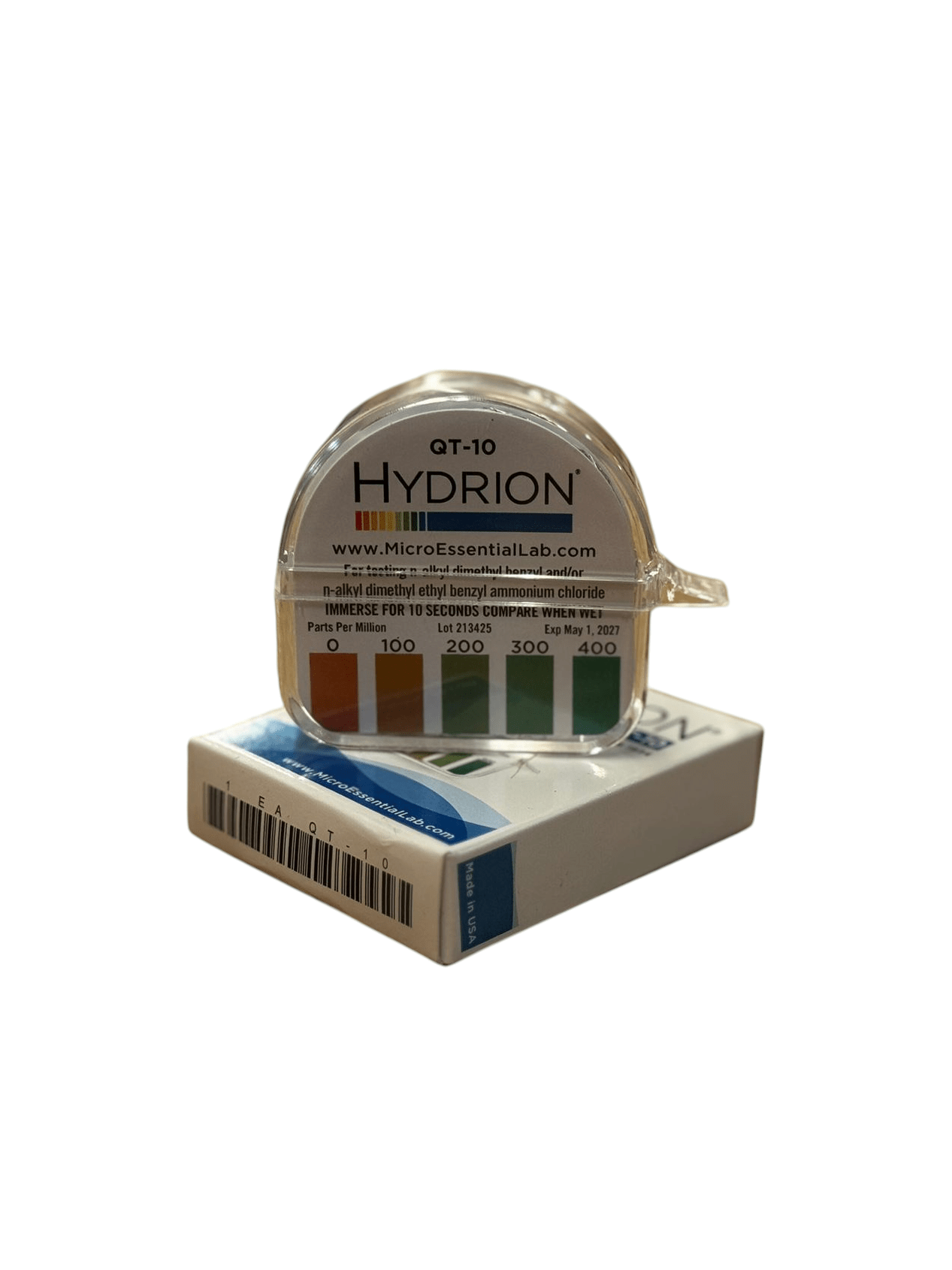 Quaternary Test Paper Roll, 0-400 ppm