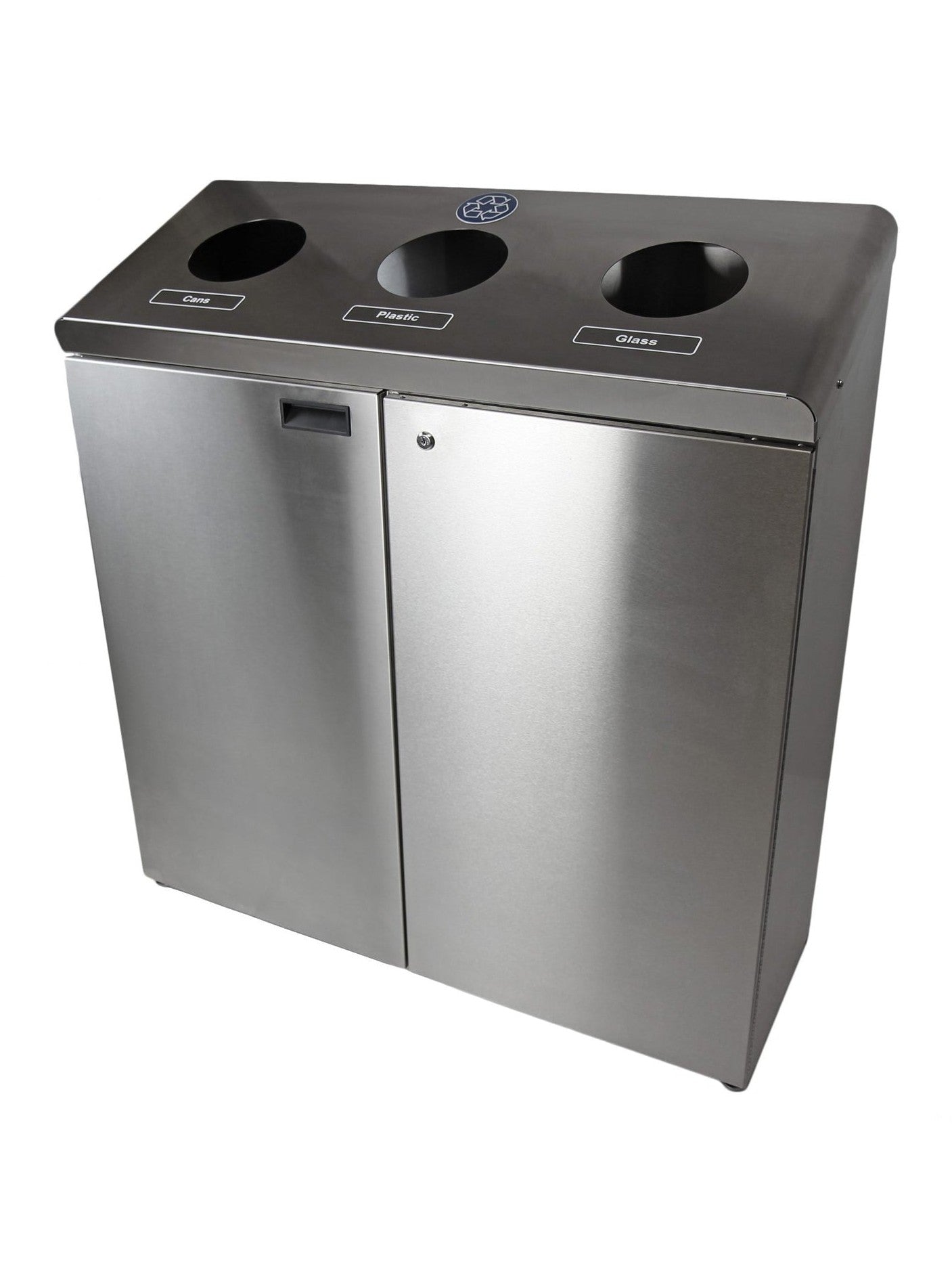 Stainless Steel Floor Standing Recycling Station 316-S Each