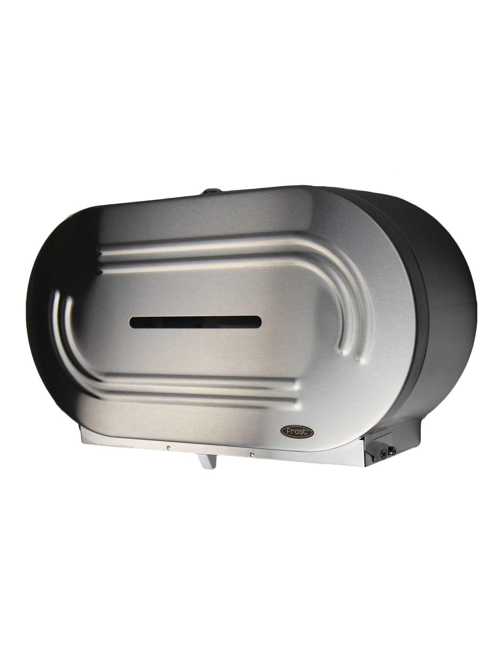Twin Jumbo Jumbo Toilet Tissue Dispenser Stainless Steel 169 Each