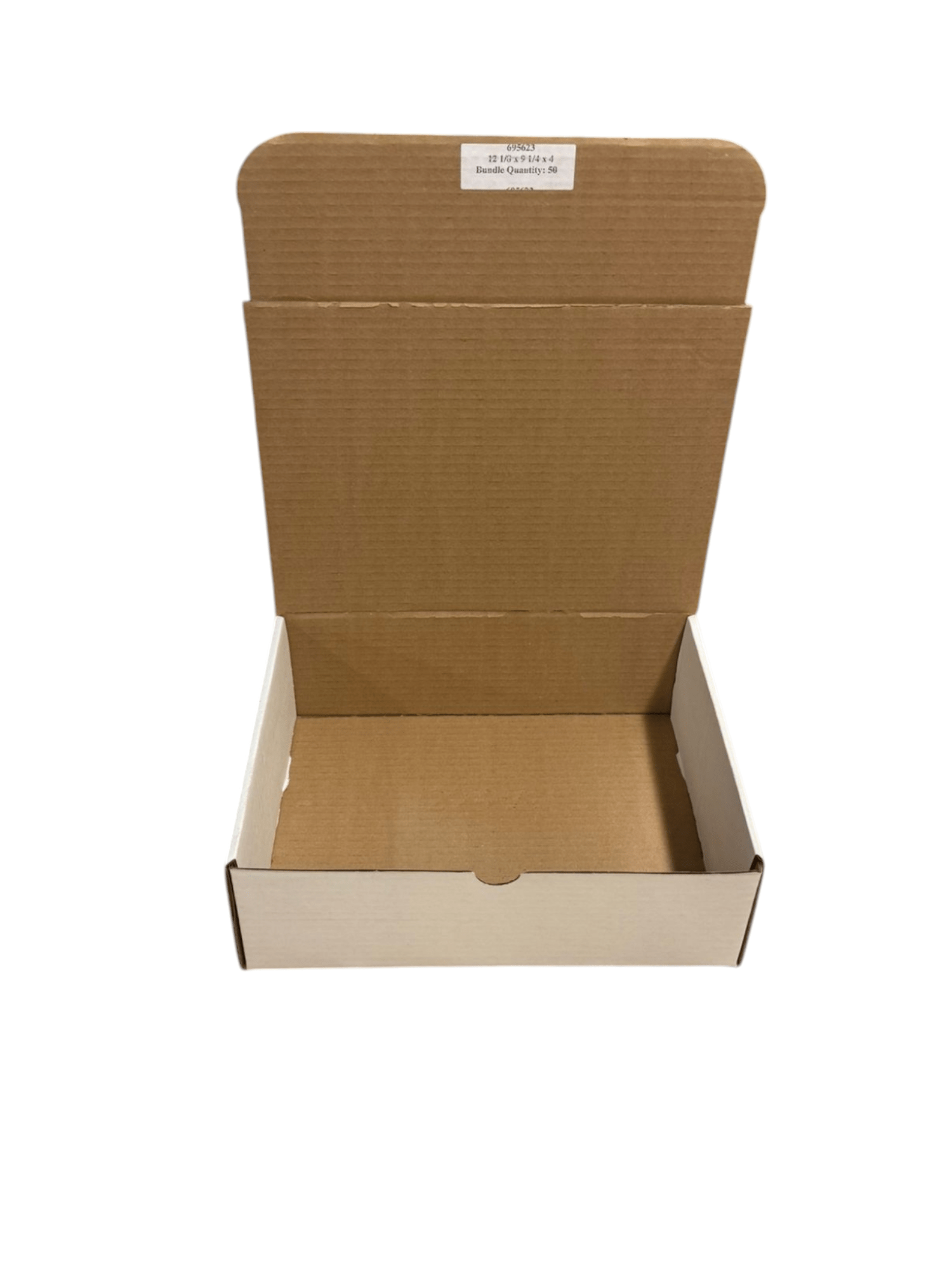 White Mailer Corrugated Box 12 1/8 x 9 1/4 x 4" 50/bundle