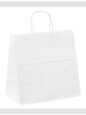 White Paper Take-Out Bag with handle 12 x 7 x 12 - 250/ctn