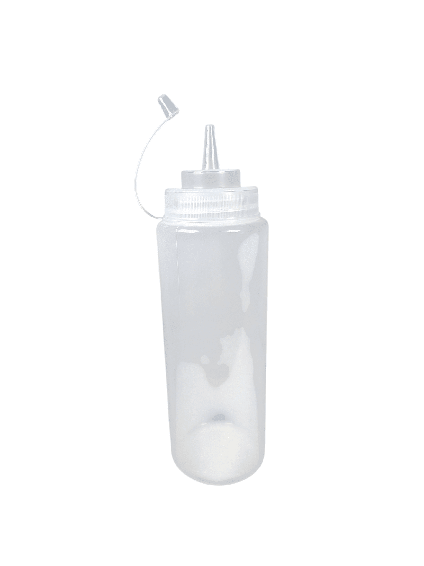 Wide Mouth Squeeze Bottles 32oz w/cap 6/pk
