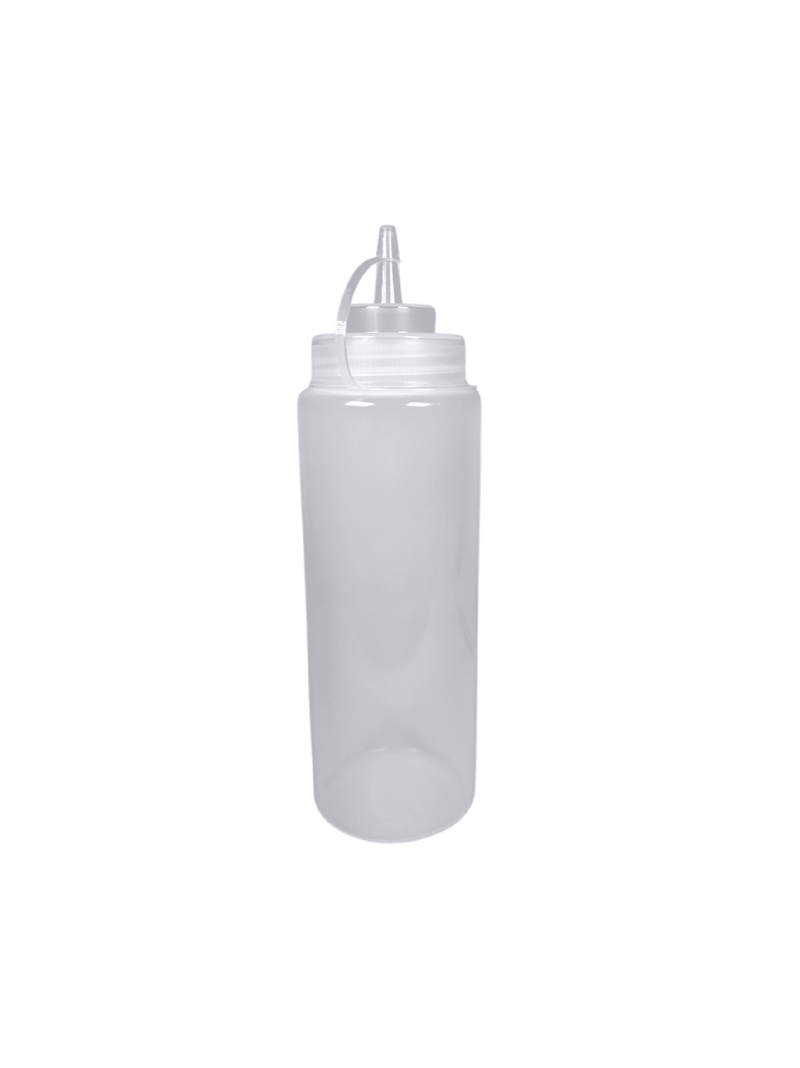 Wide Mouth Squeeze Bottles 32oz w/cap 6/pk