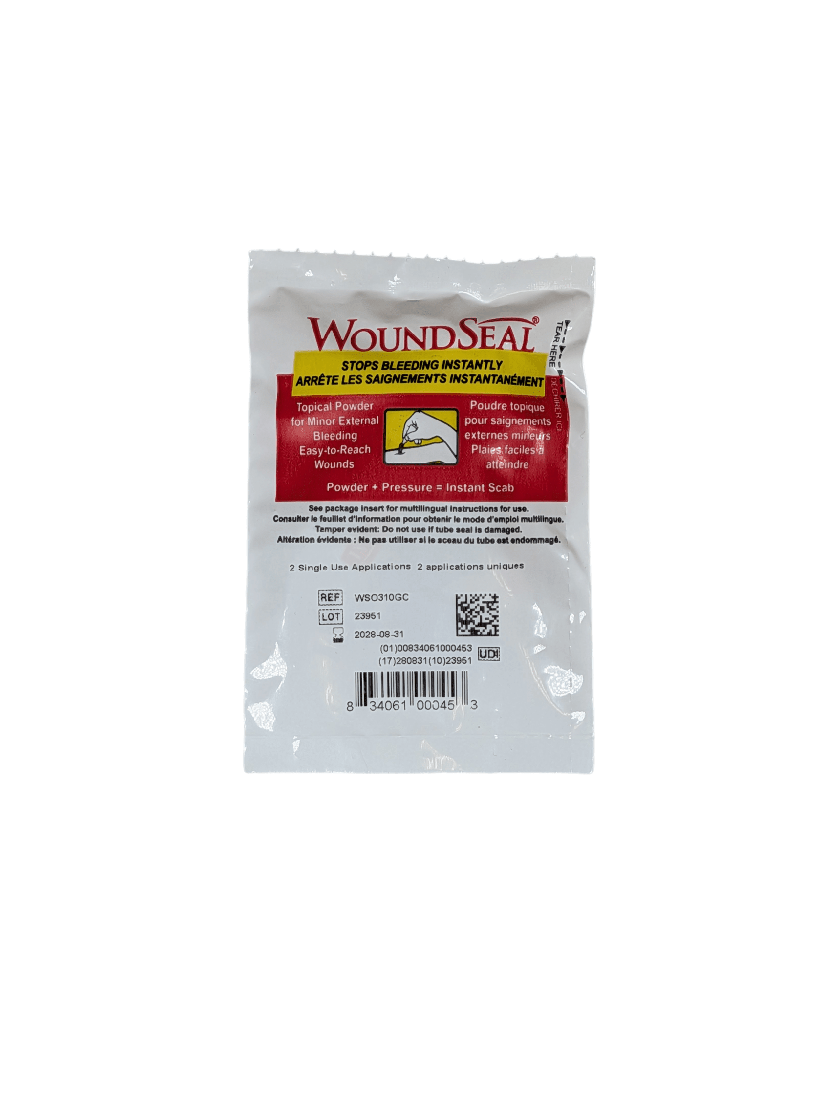 Wound Seal, Clot Cuts Topical Powder, 2 pack