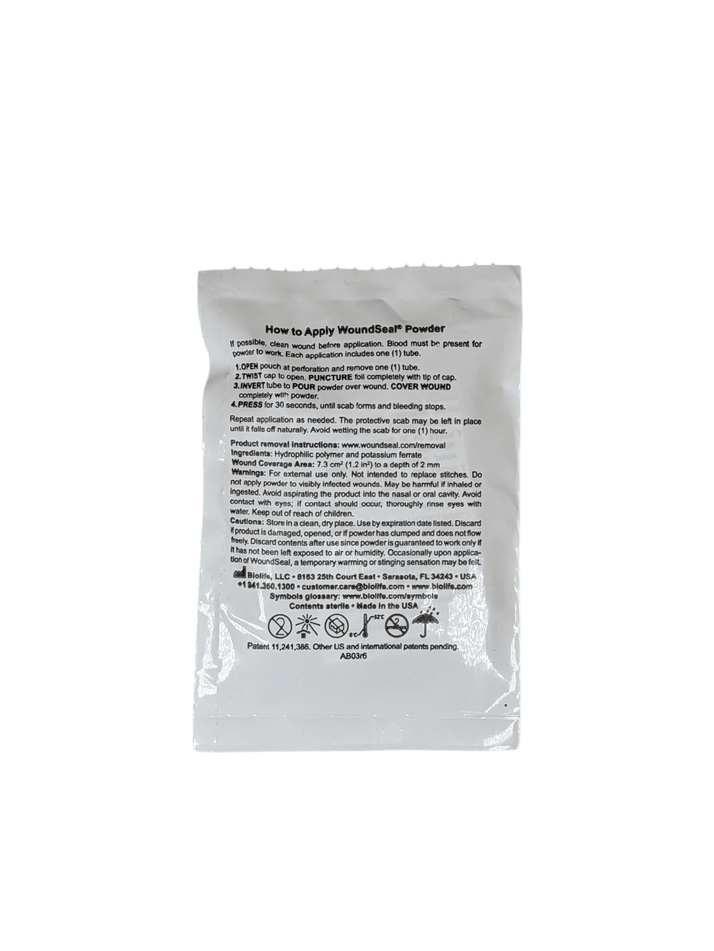 Wound Seal, Clot Cuts Topical Powder, 2 pack