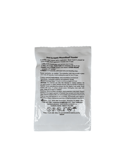 Wound Seal, Clot Cuts Topical Powder, 2 pack